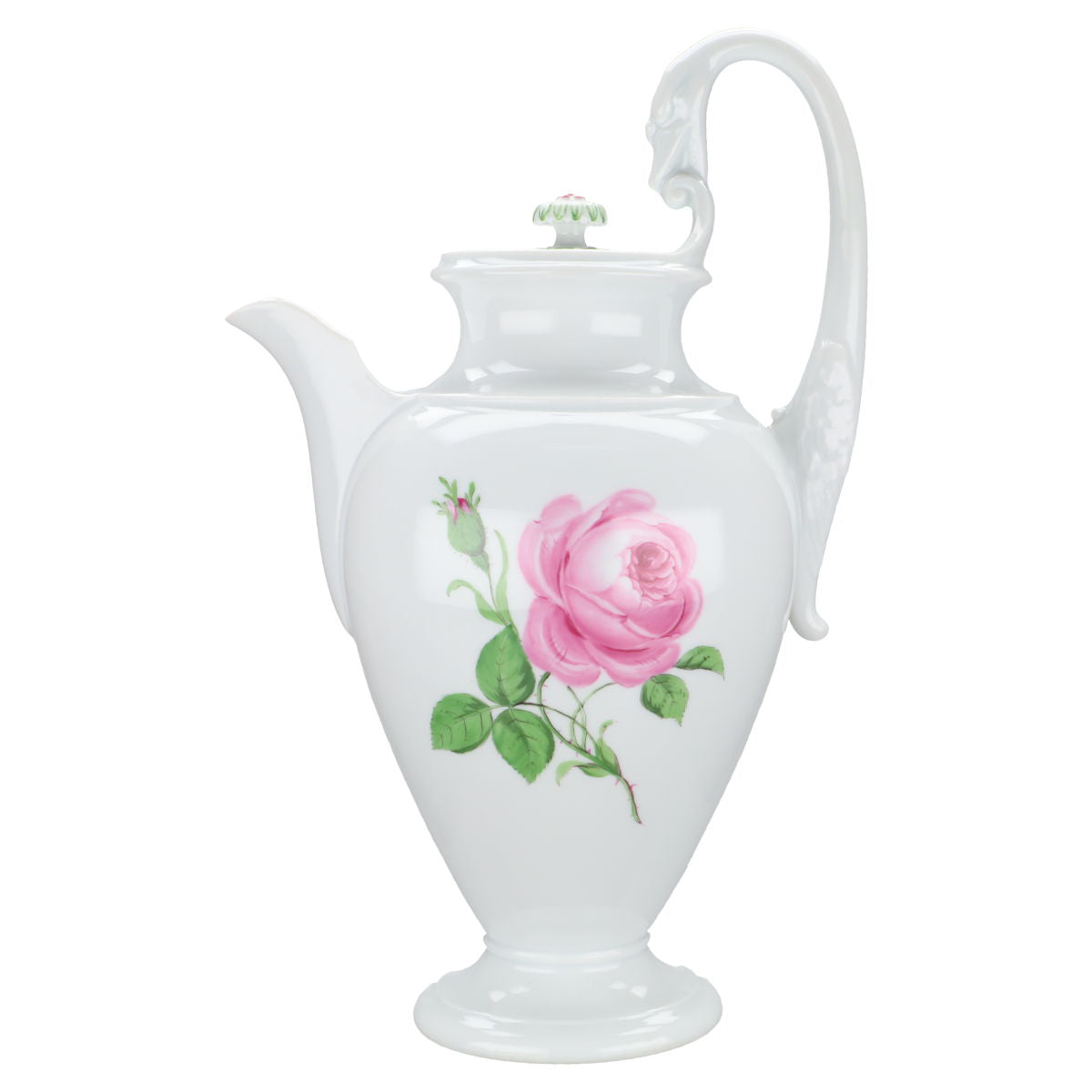 Meissen - Schwanenhals II.Wahl - Rote Rose