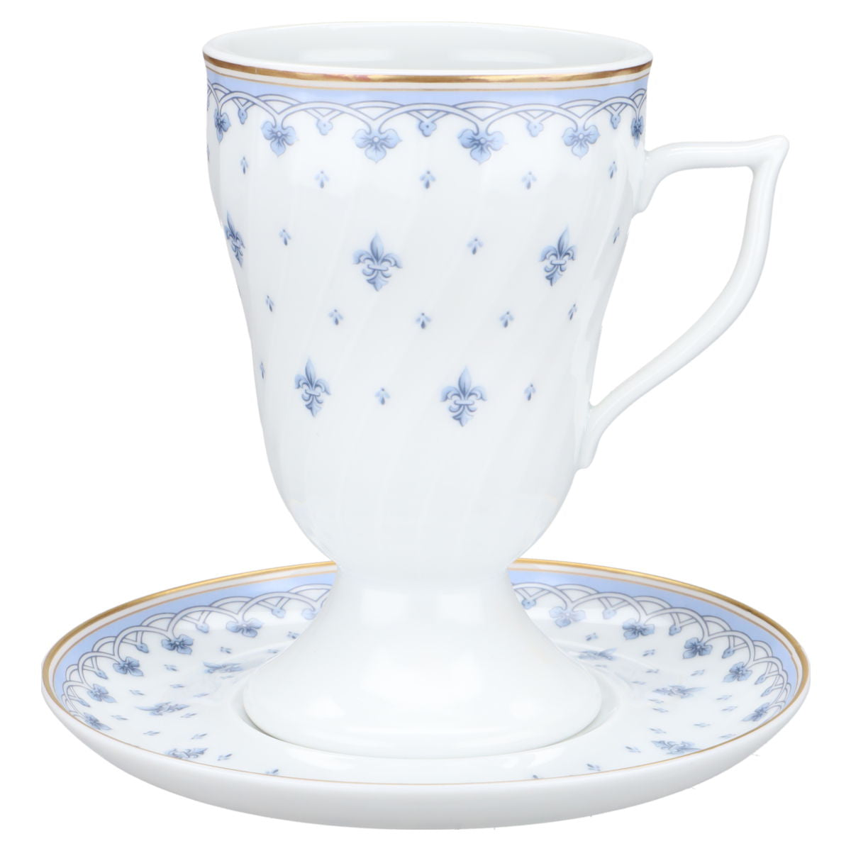 Royal Tettau - Annette - Blaues Streumuster