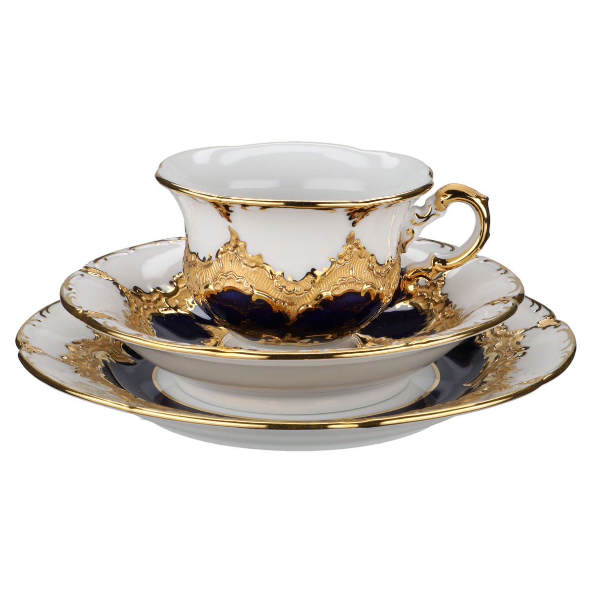 Meissen - B-Form - Prunktasse / Prunktassen