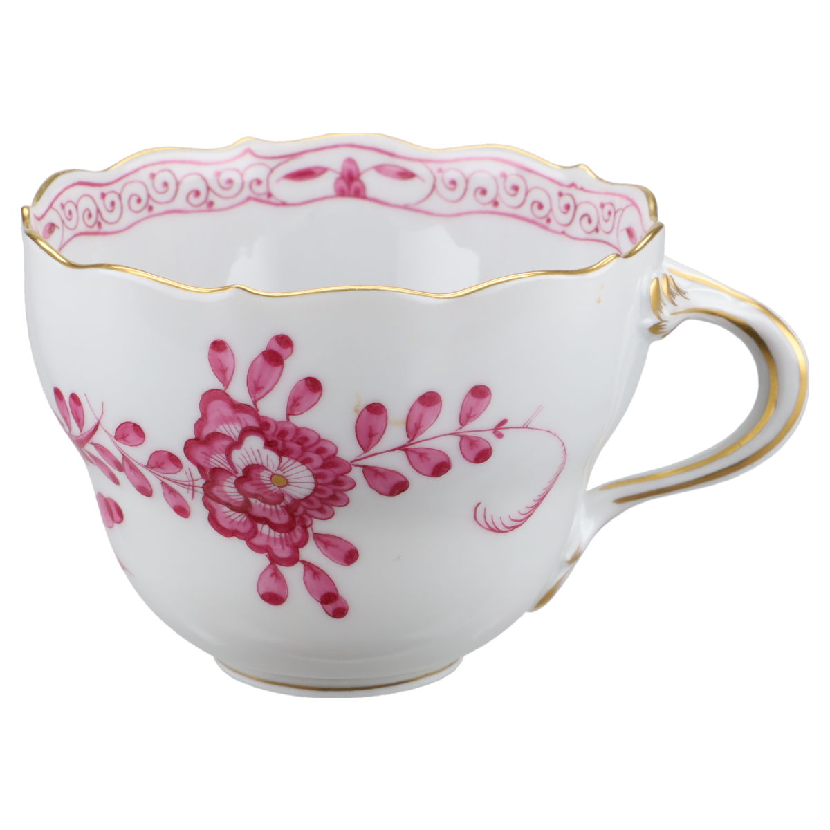 Meissen - Neuer Ausschnitt II.Wahl - Indische Malerei Purpur