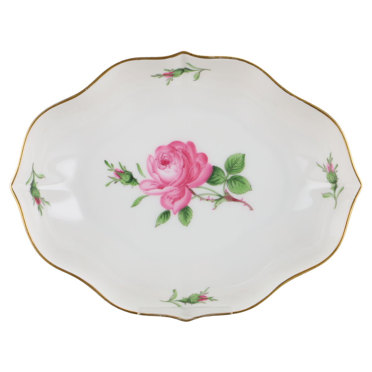 Meissen - Neuer Ausschnitt I.Wahl - Rote Rose