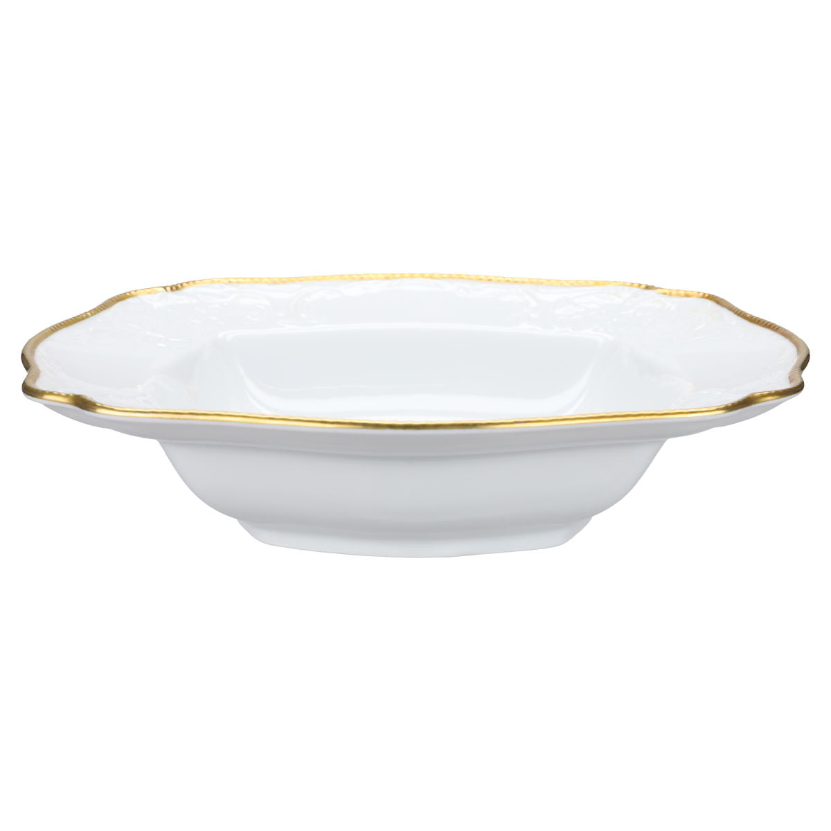 Rosenthal - Sanssouci weiß - Poliergoldband 4 mm