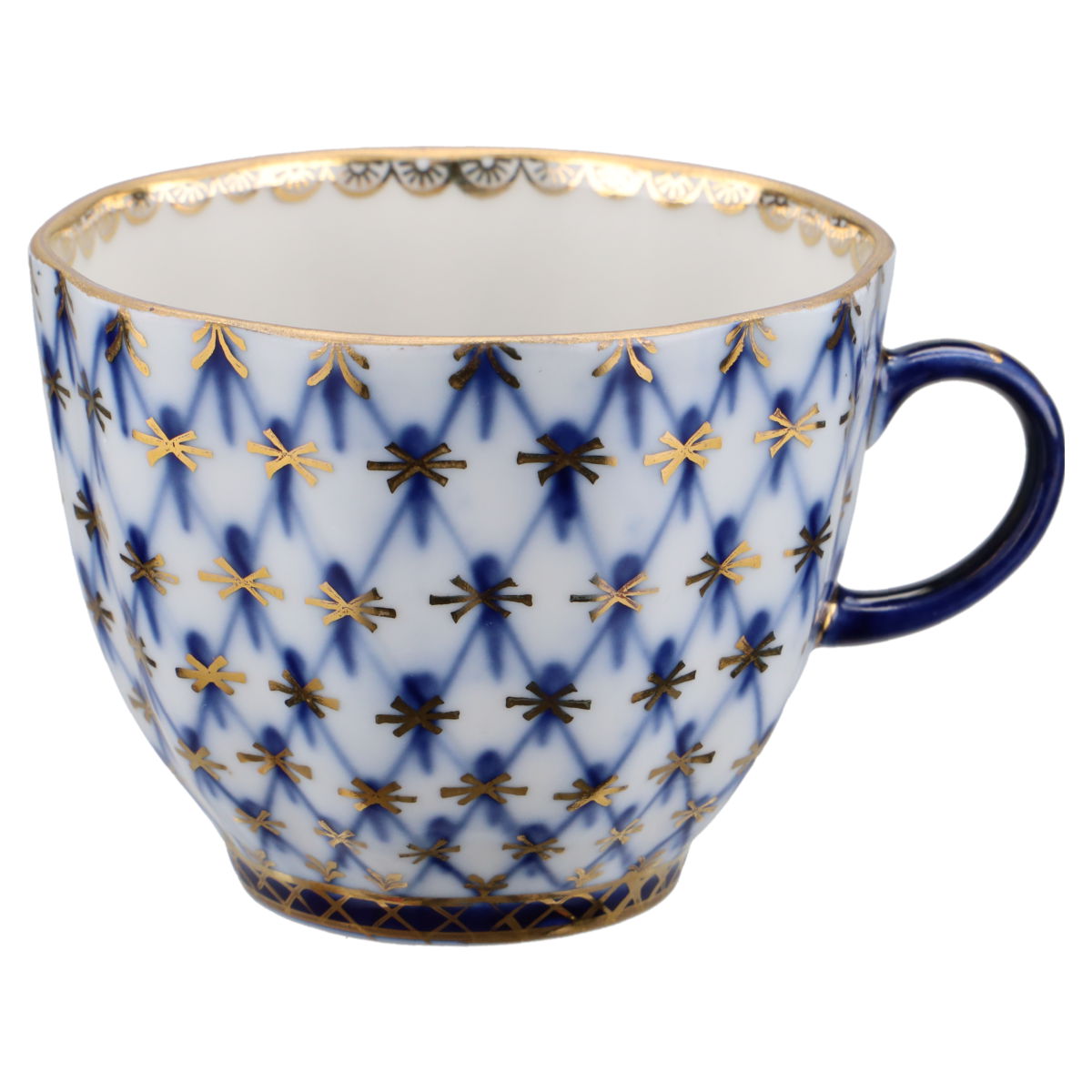 Lomonosov Russia - Kobalt Netzdekor / Kalinka