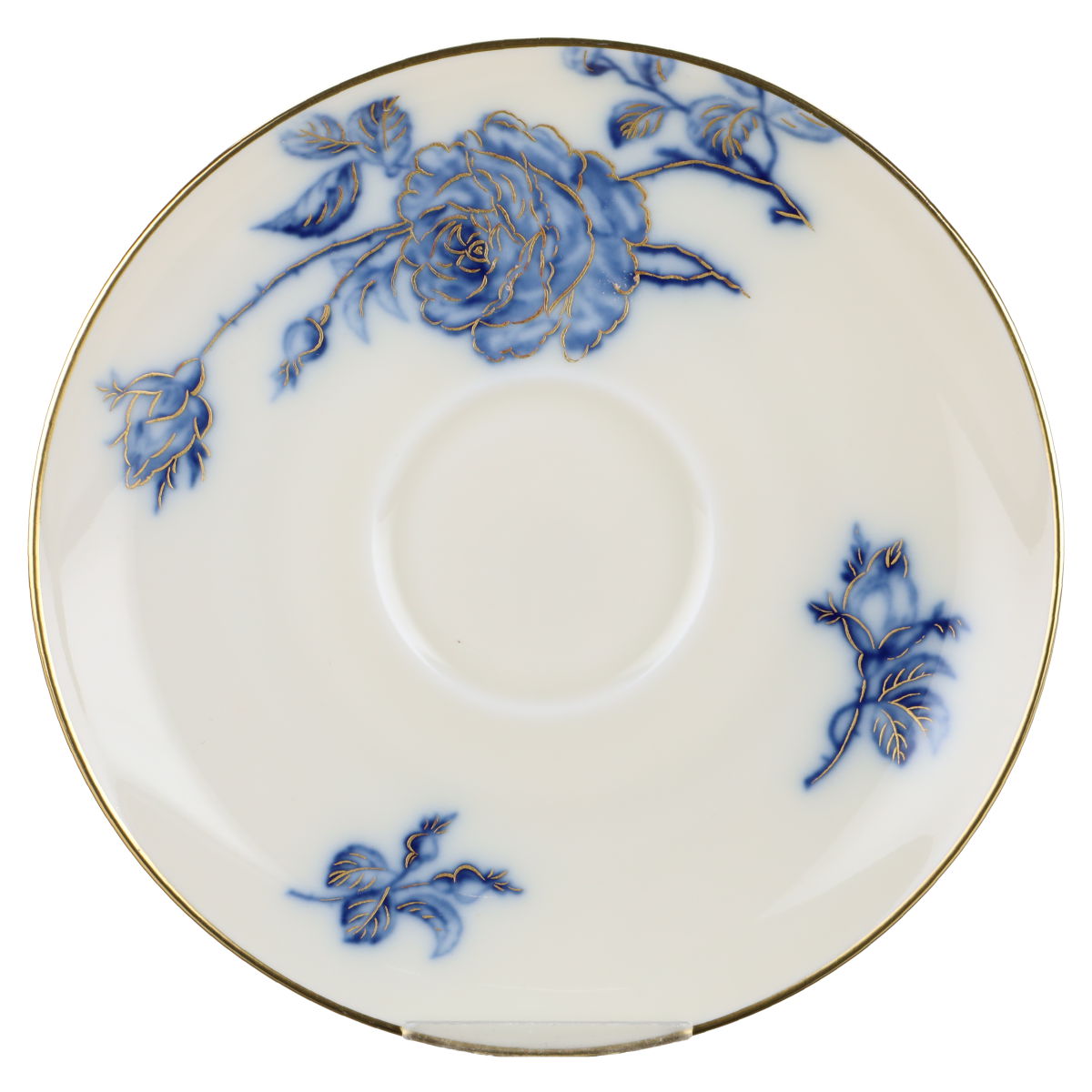 Hutschenreuther - Goldrandservice - Hohenberg 0461 Kobaltrose