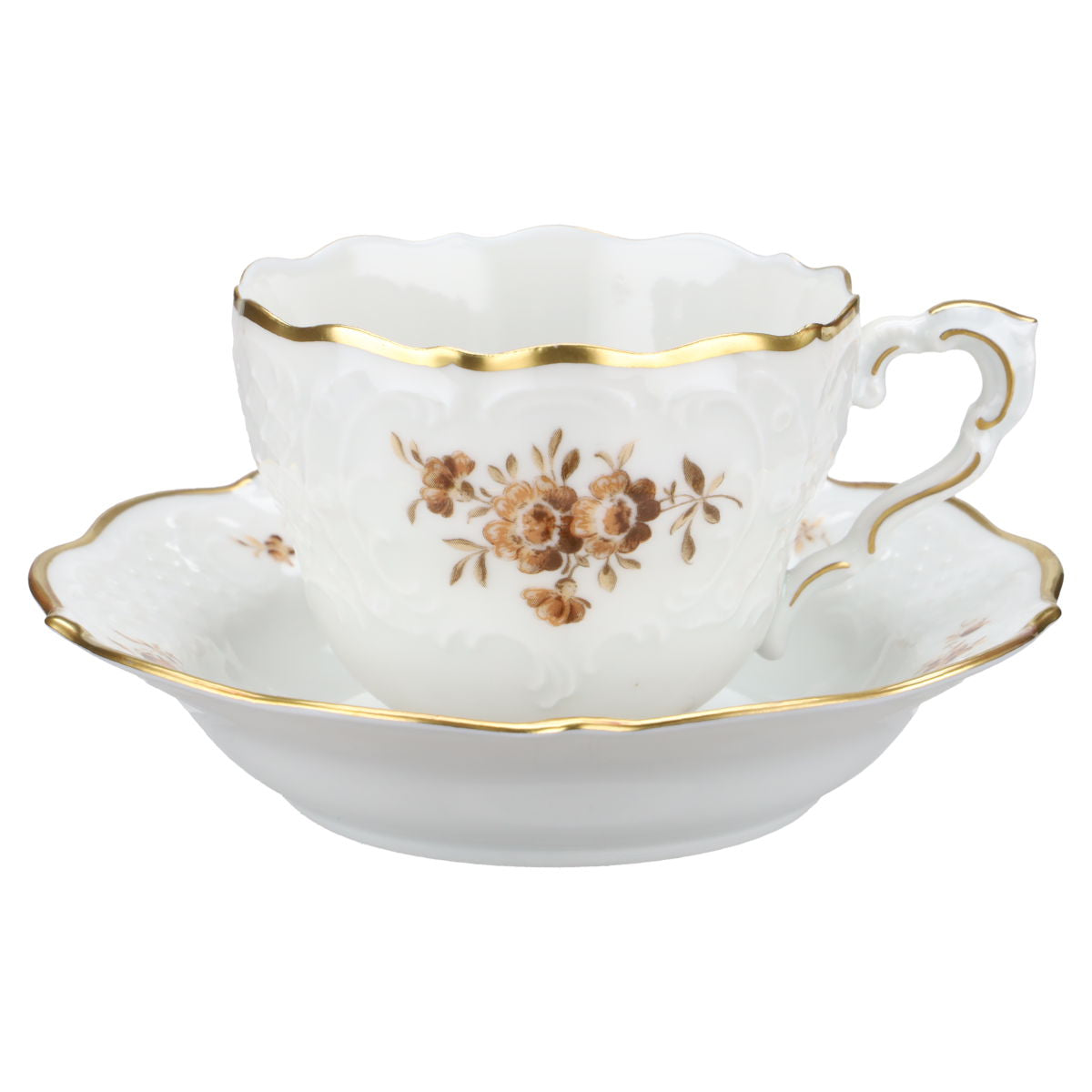 Lindner Porzellan - Anna-Maria - Braune Blüten