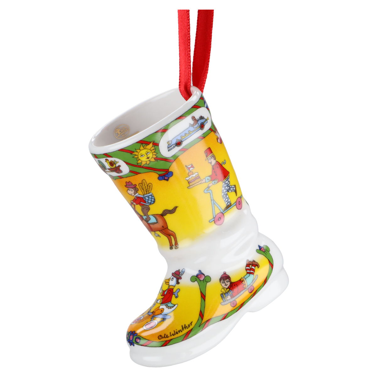 Hutschenreuther - Weihnachtsartikel - Weihnachtstiefel ohne OVP