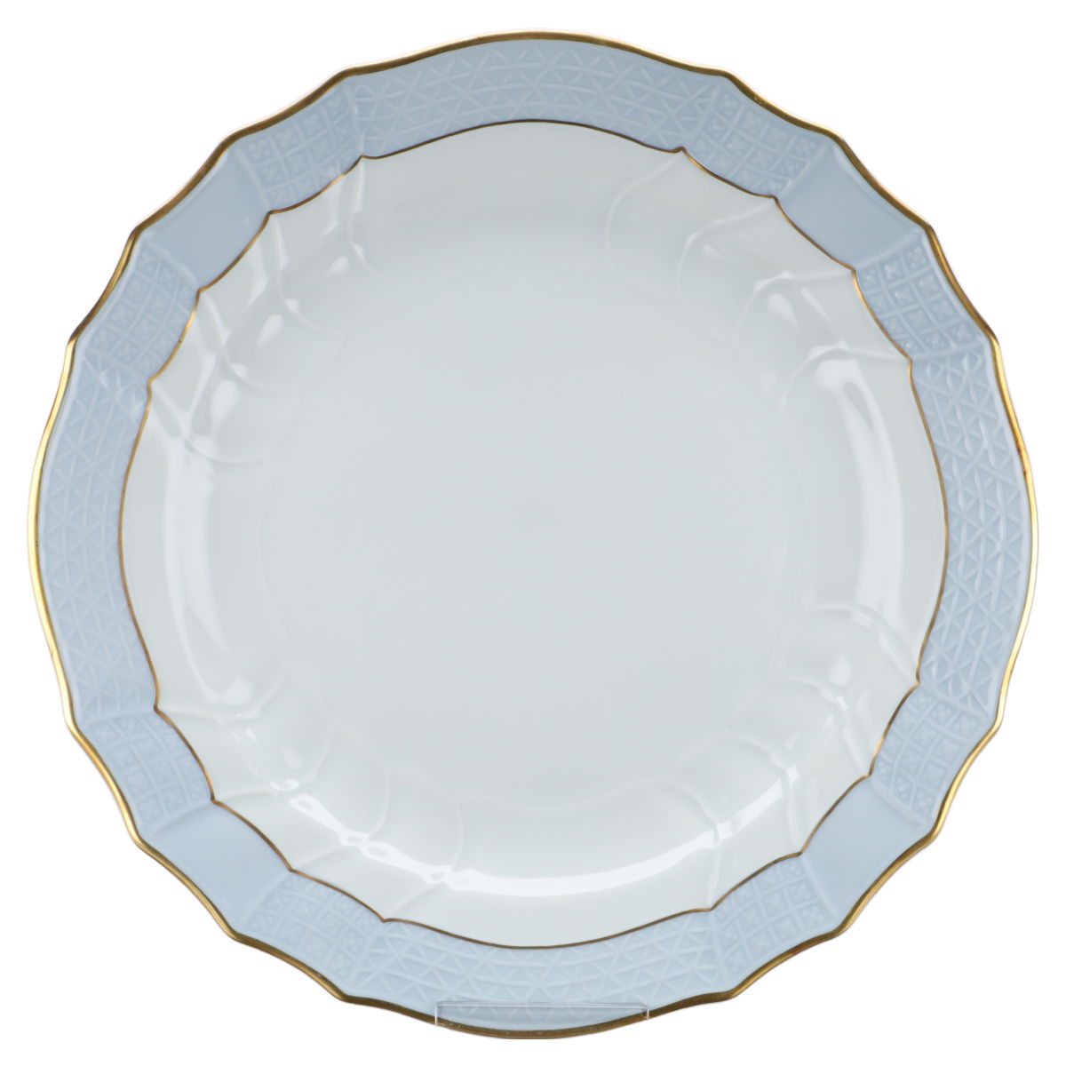 Hutschenreuther - Dresden - Seladon blau/mint mit Golddekor