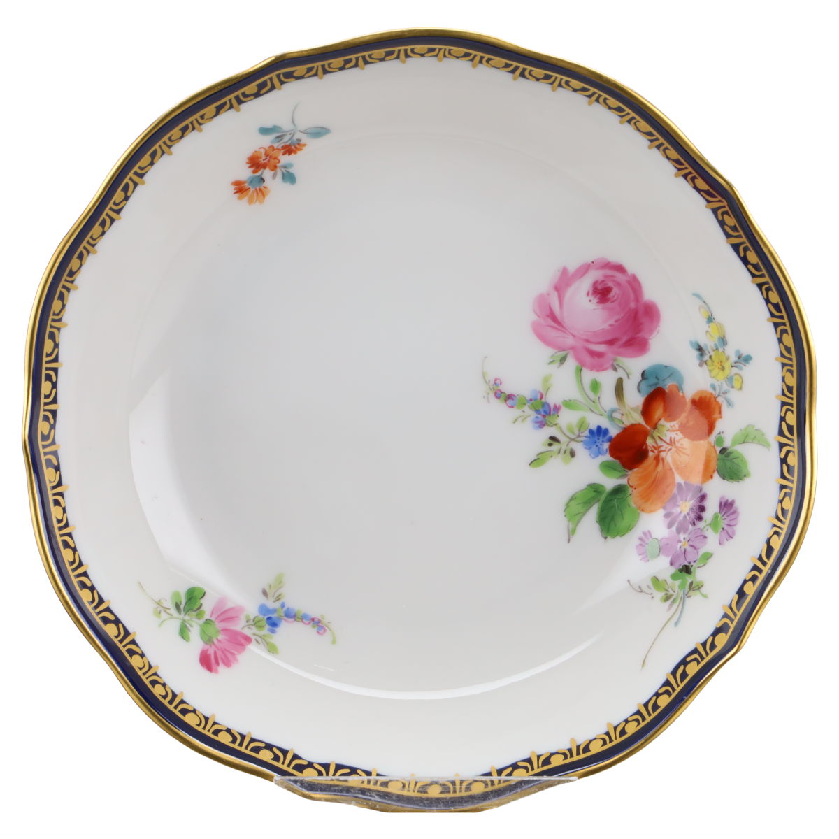 Meissen - Neuer Ausschnitt I.Wahl - Blumenbouquet Bukett A-Kante