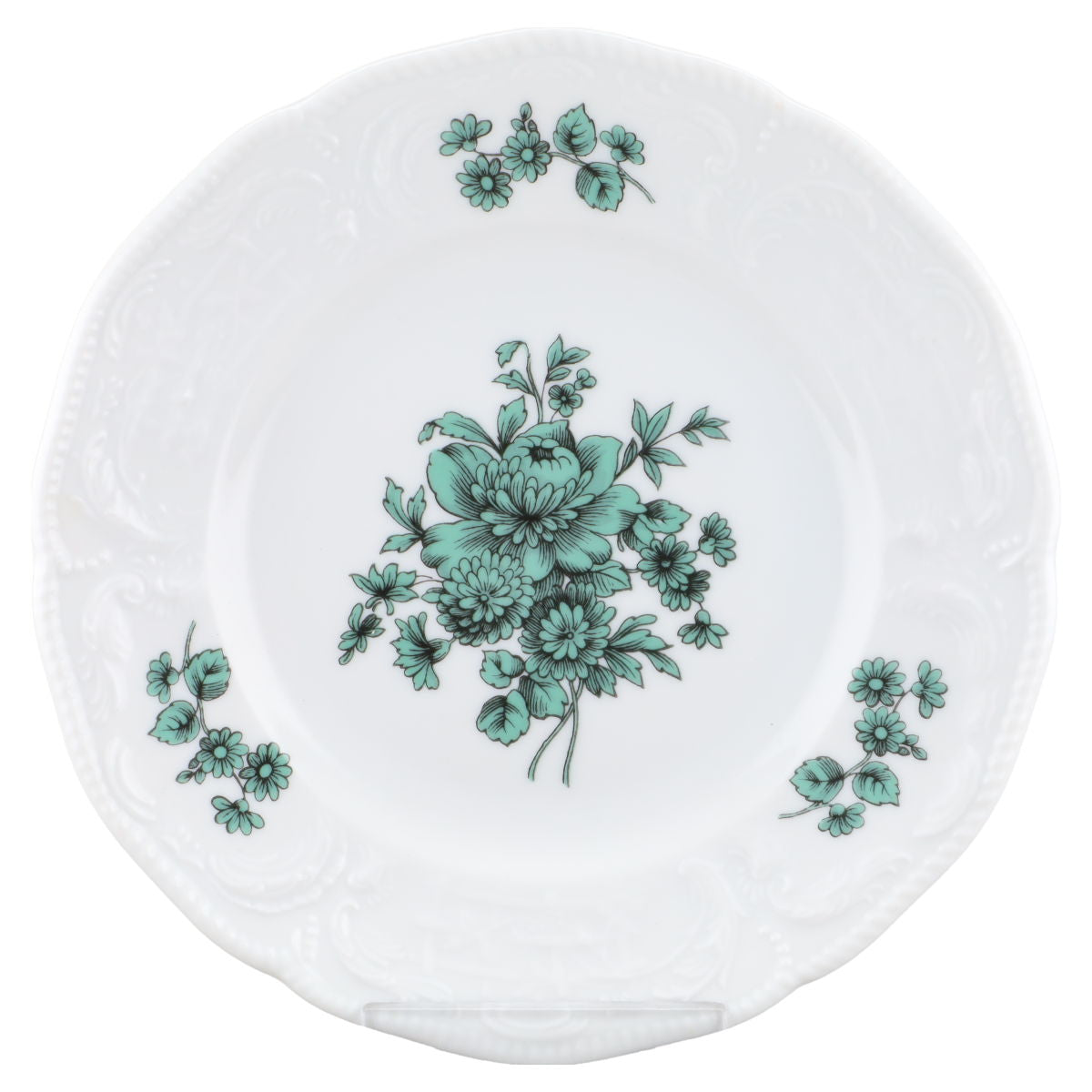 Rosenthal - Sanssouci weiß - grüne Blume Goldhenkel