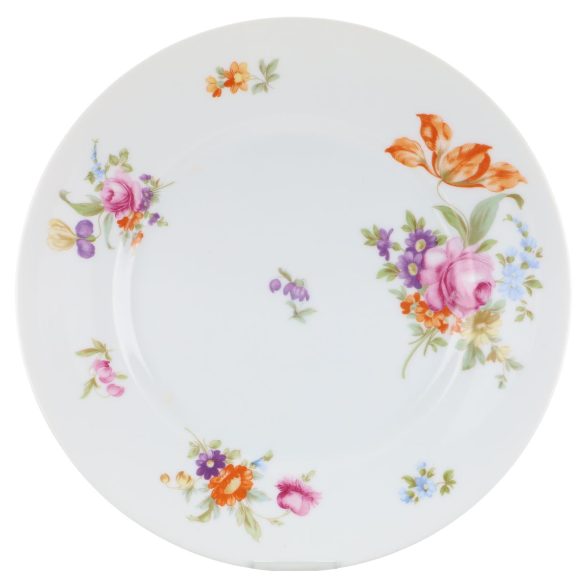 Rosenthal - Prunkstil Frauenkopf - Blumenbouquet