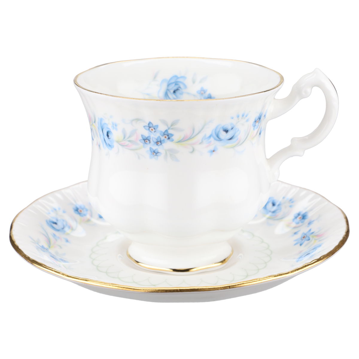 Royal Malvern - Blaue Blumenranke