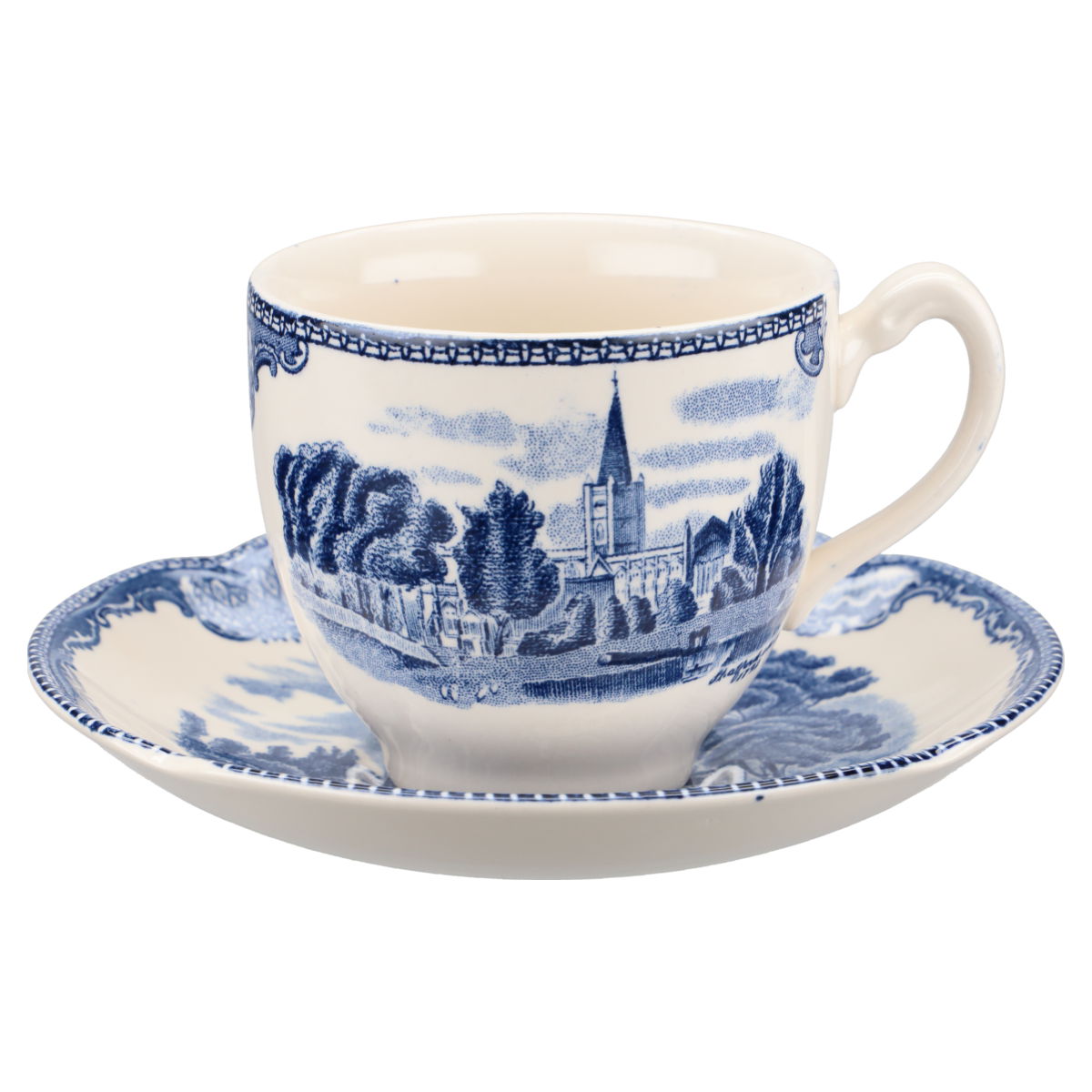 Johnson Bros - Old Britain Castles blau