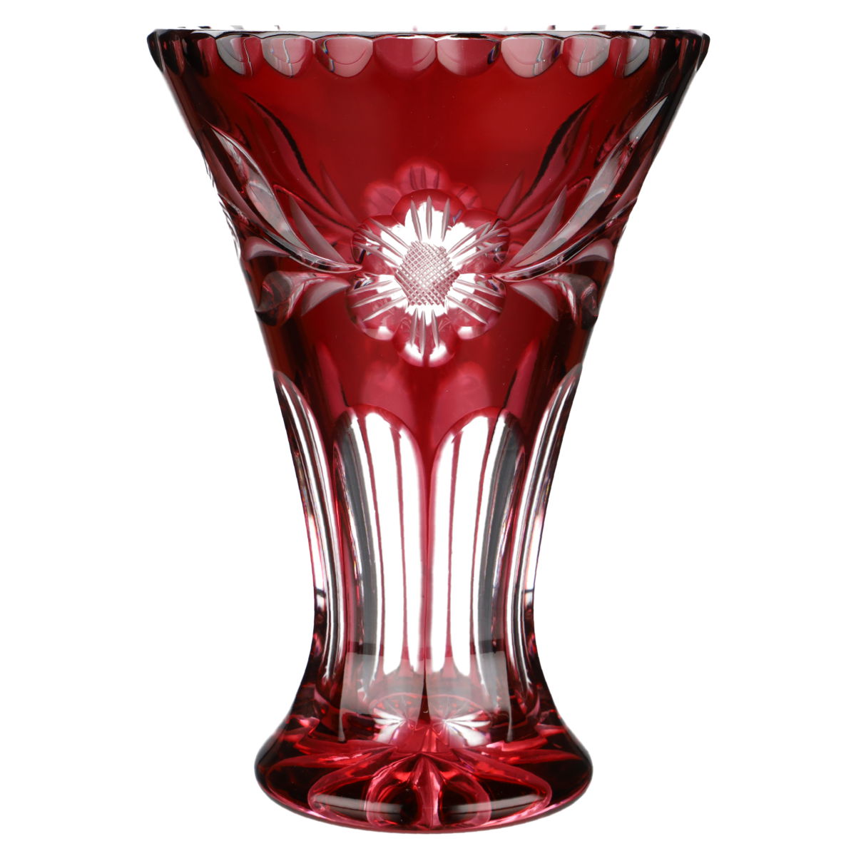 Nachtmann - Überfanggläser - Blumenschliff