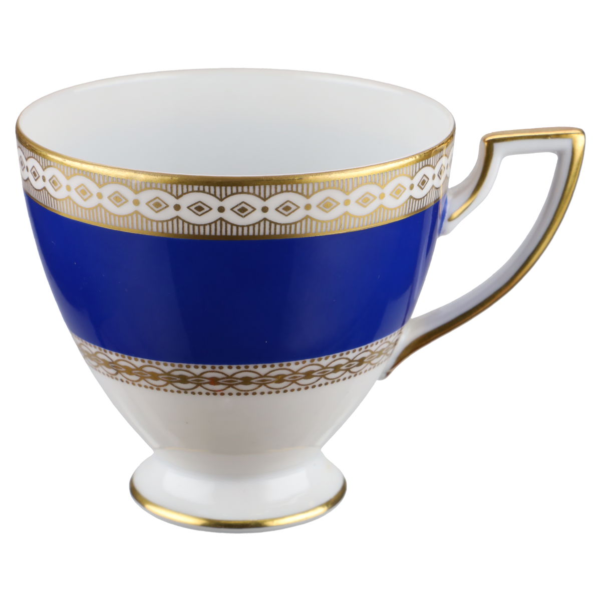 Königl. pr. Tettau - München - Blau mit Goldbordüre