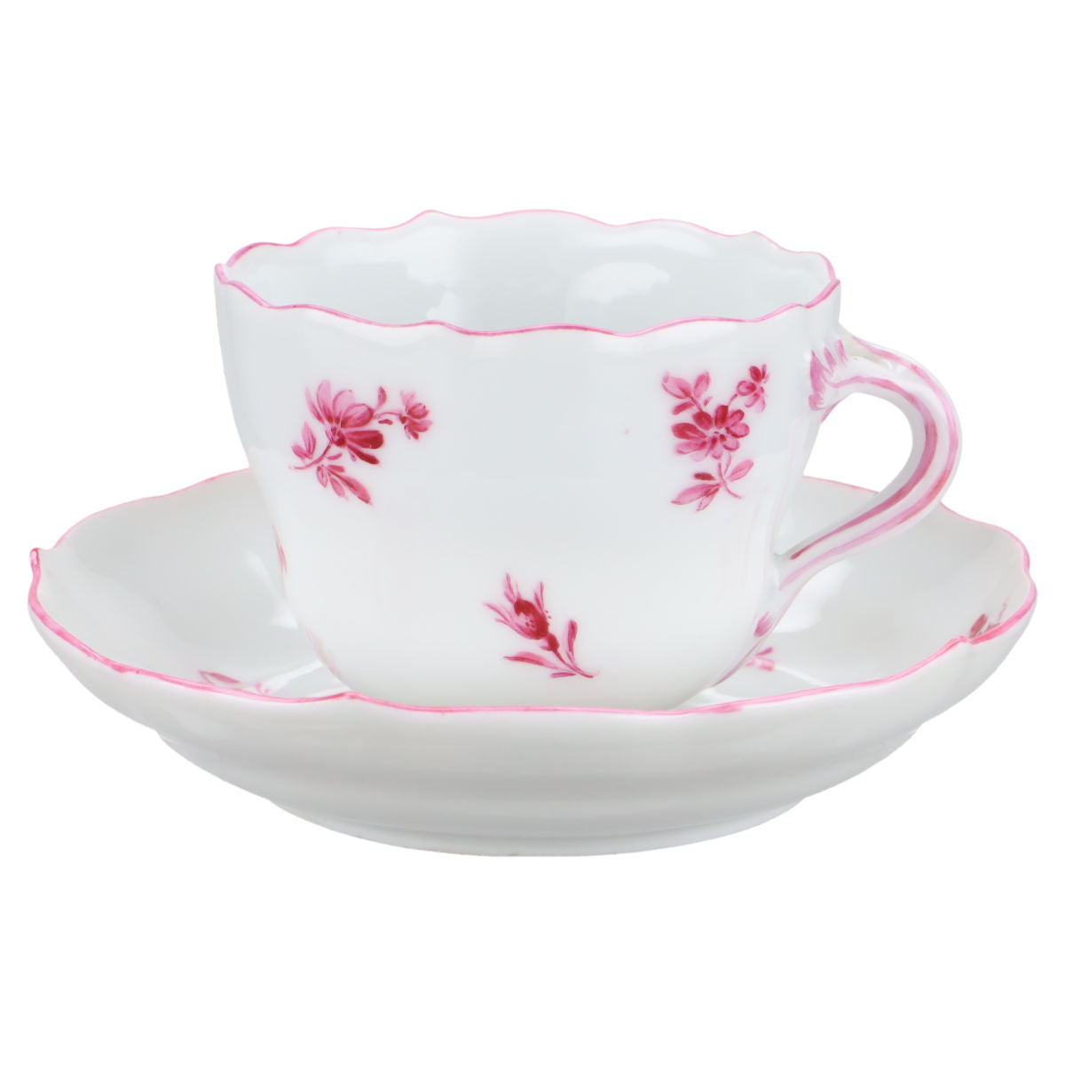 Meissen - Neuer Ausschnitt II.Wahl - Streublume Pink Knaufzeit