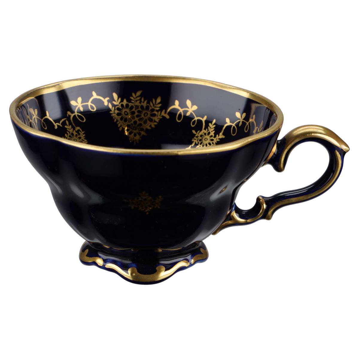 Lindner Porzellan - Echt Kobalt Cobalt Gold 154
