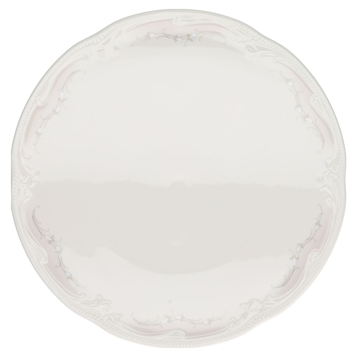 Königl. pr. Tettau - Rubin - Dekor 3093 altweiß creme