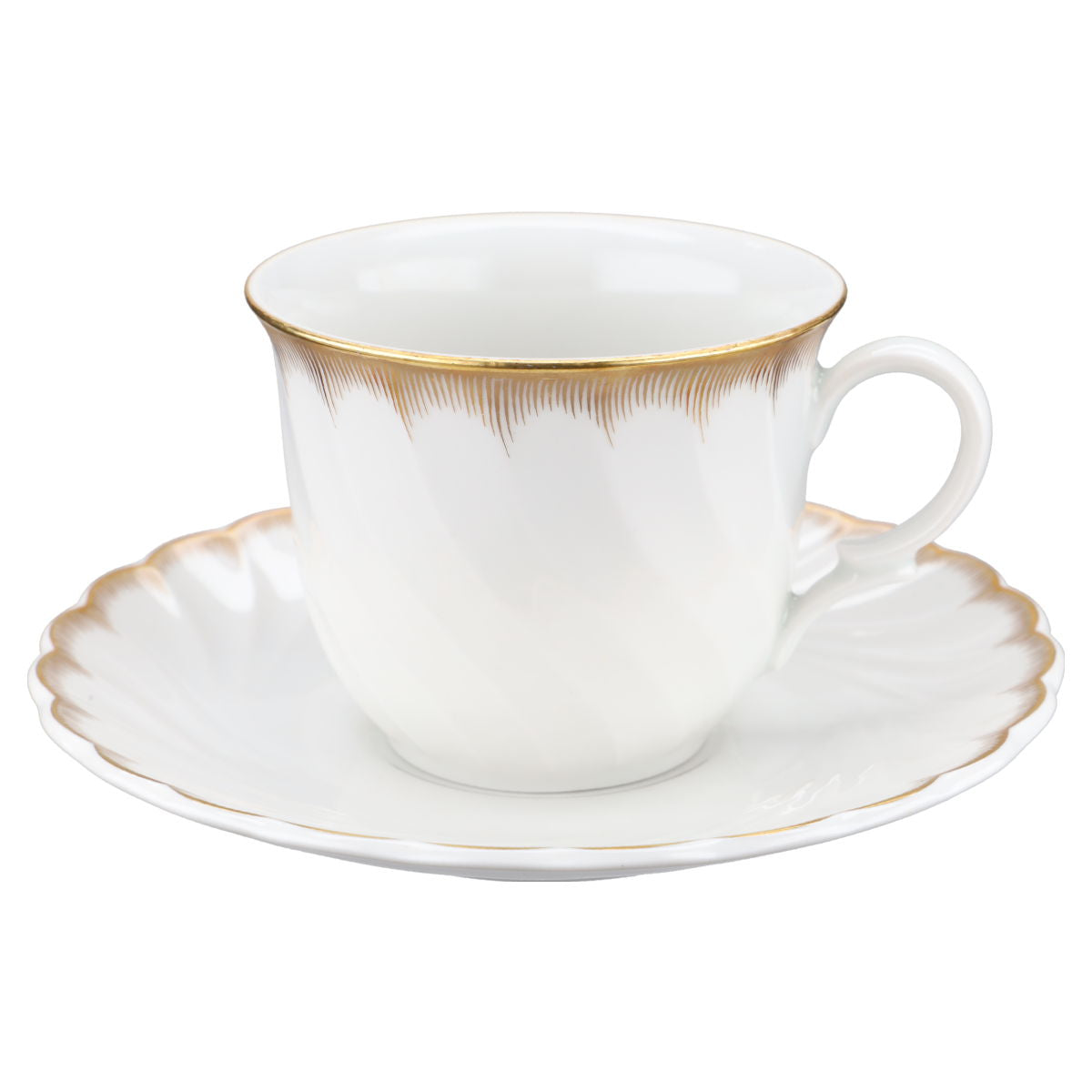 Schirnding Bavaria - Pallas - Weiß mit Goldstraffur