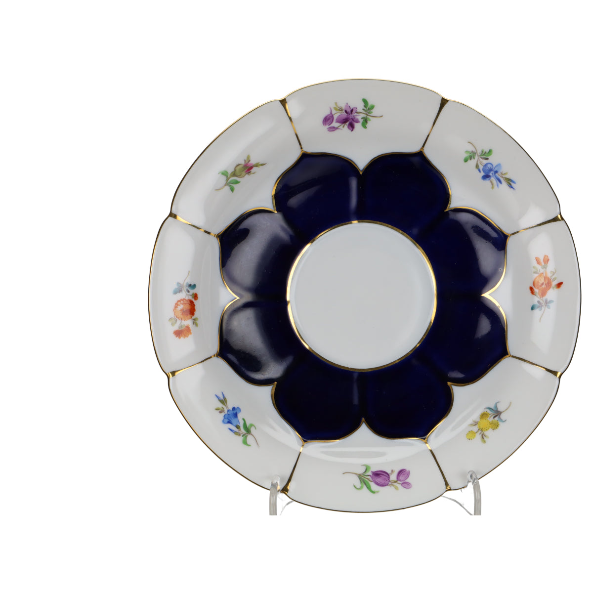 Meissen - B-Form - Streublume mit Kobalt