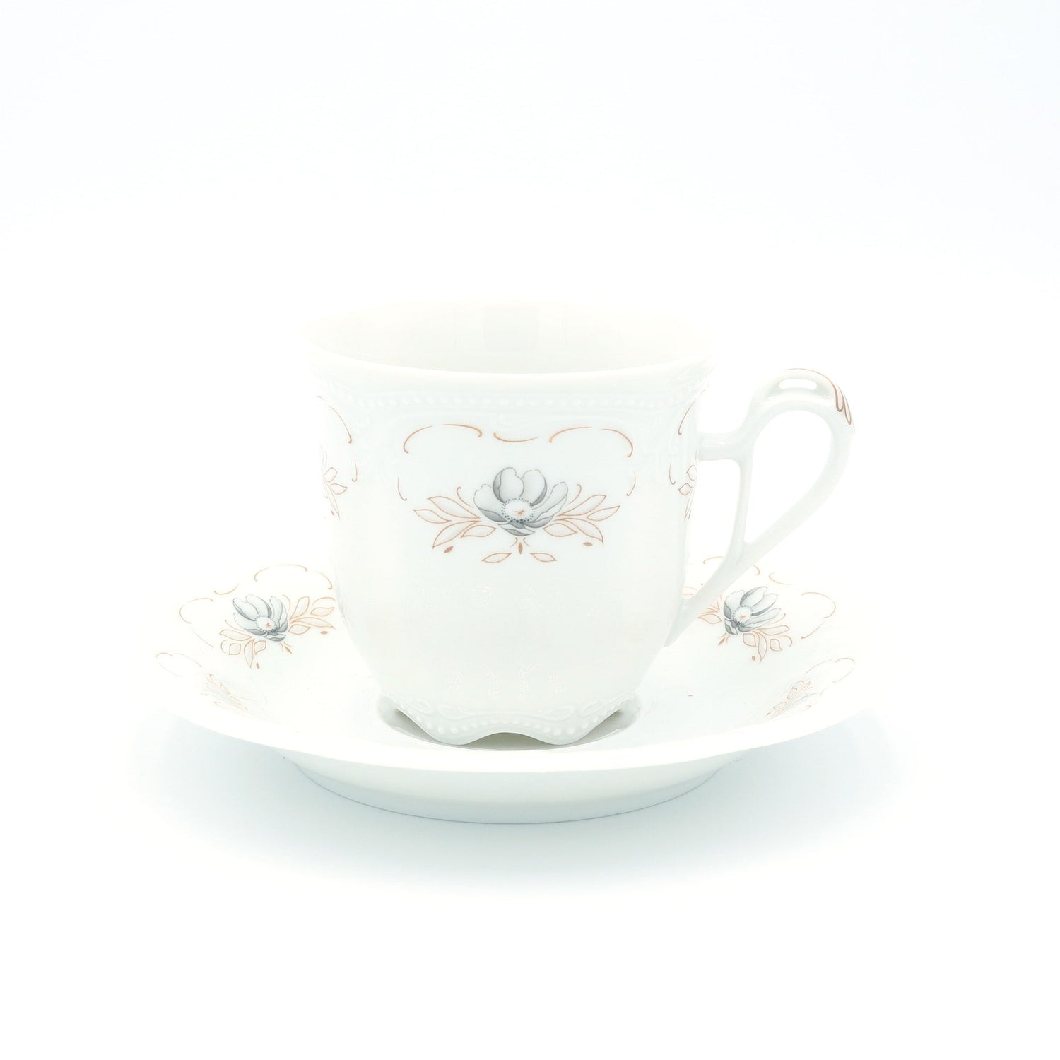 Königl. pr. Tettau - Rubin - Dekor 3095 Blaue Margerite