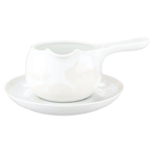 Sauciere mit Teller 2-tlg