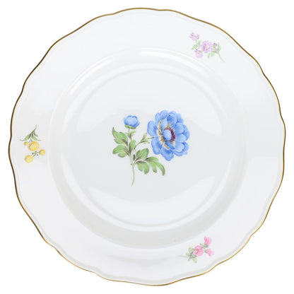 Speiseteller Blaue Blume mitte