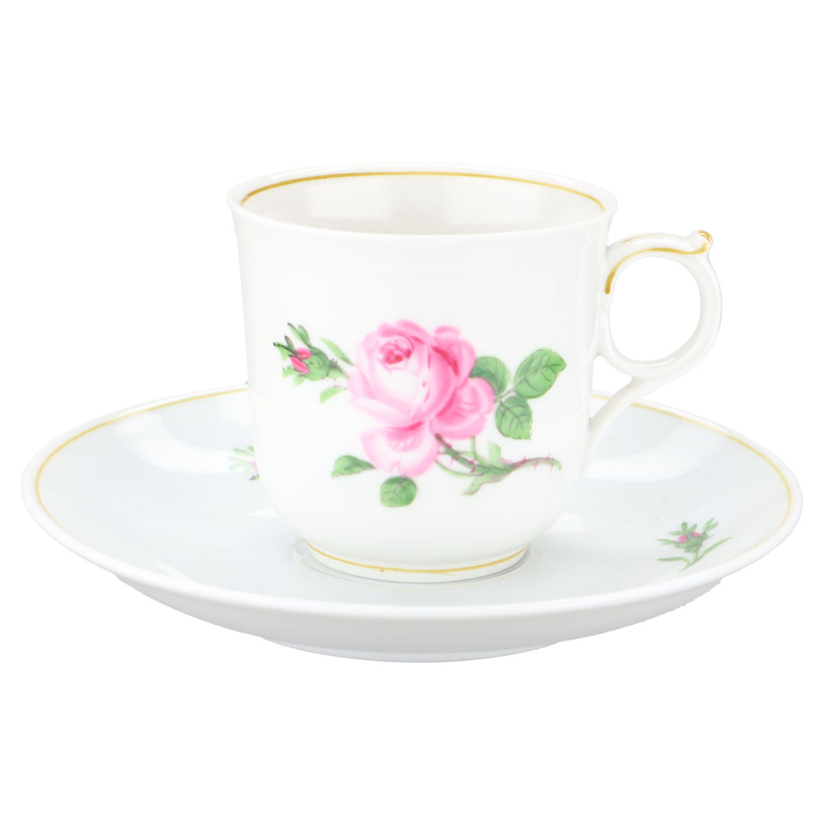 Mokkatasse mit Untere Rote Rose I.Wahl