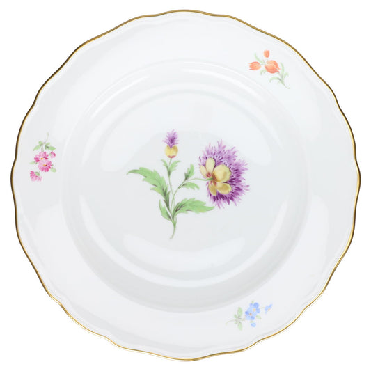 Speiseteller Chrysantheme lila mitte