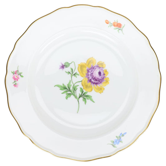 Speiseteller Chrysantheme Lila gelb