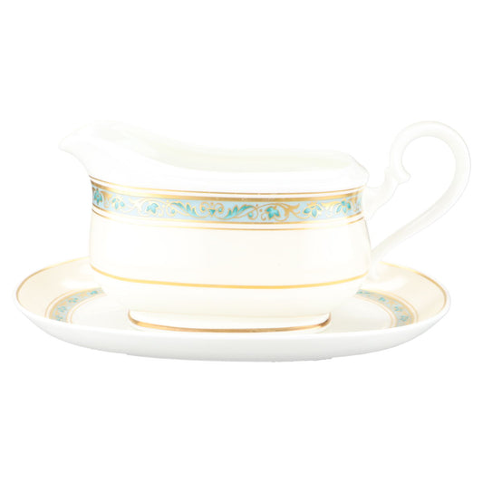 Sauciere mit Teller 2-tlg