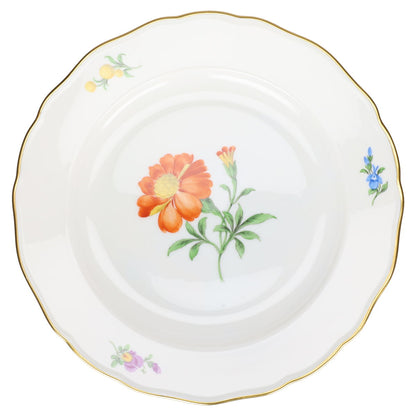 Speiseteller Mohnblume orange geschlossen mitte