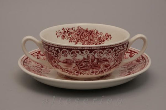 Suppentasse mit Untere Teildekor