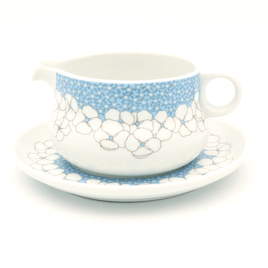 Sauciere mit Teller 2-tlg