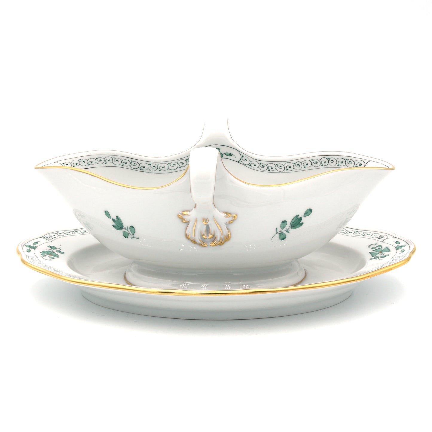 Sauciere mit Teller einteilig