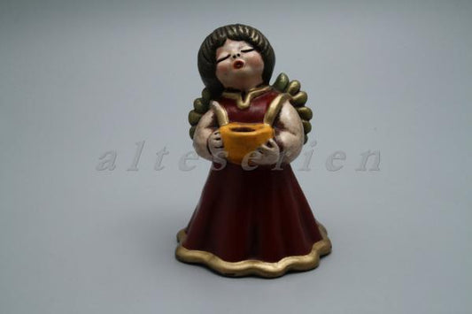 Singender Engel rot Höhe 17,5 cm