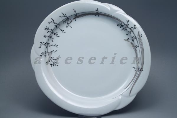 Servierplatte groß + rund