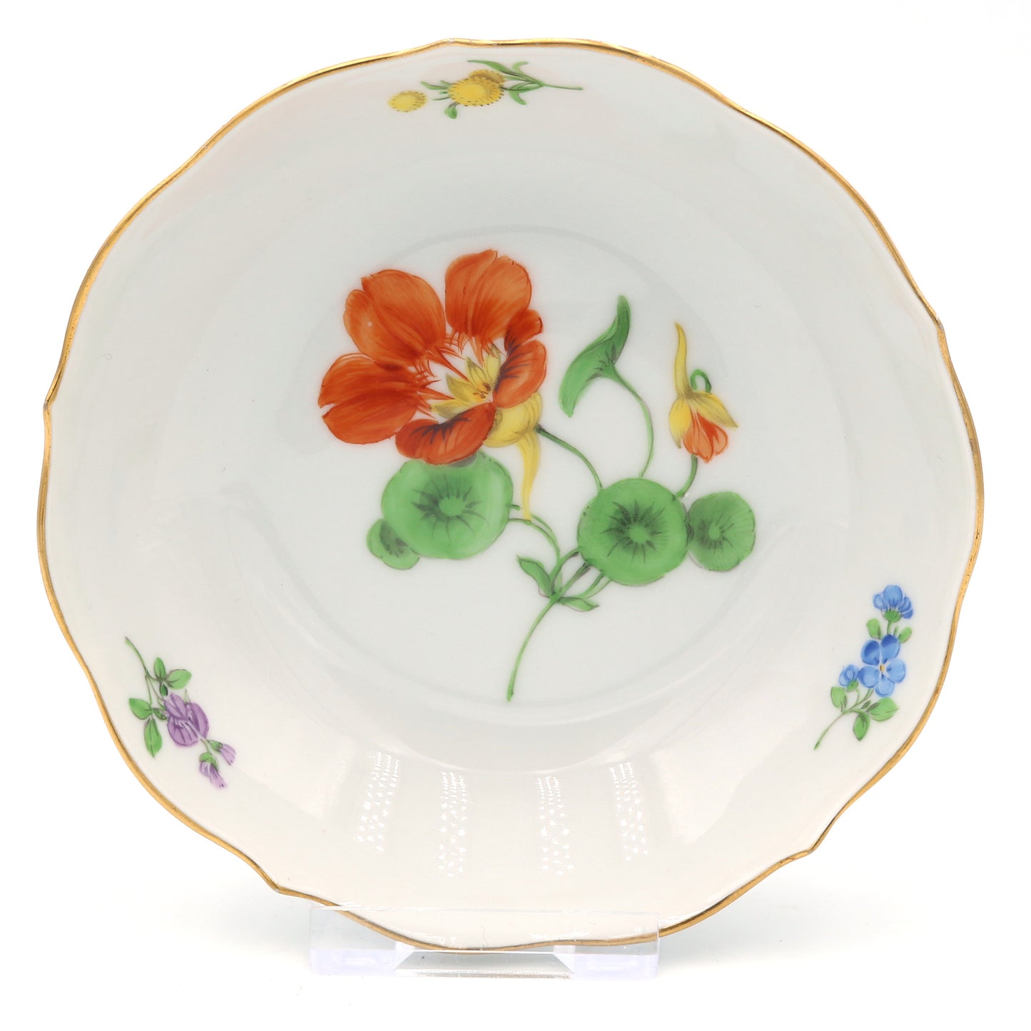 Untertasse für Mokka Kapuzinerkresse