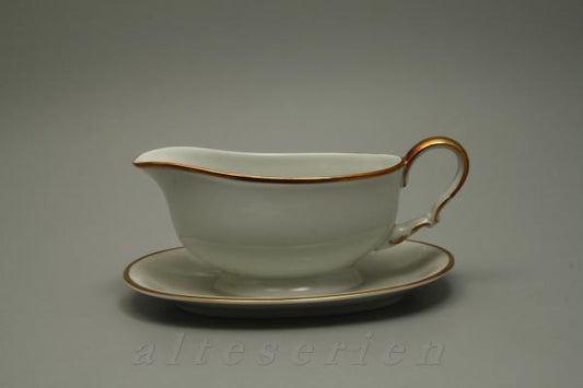 einteilige Sauciere mit Teller