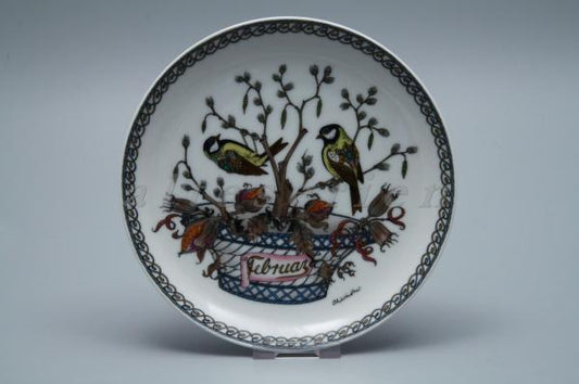 Wandteller 02 Februar Kohlmeise