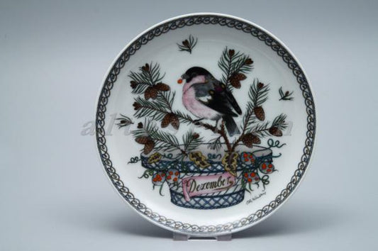 Wandteller 12 Dezember Dompfaff