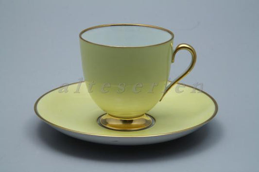 Kaffeetasse mit Untere - gelb