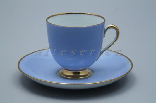 Kaffeetasse mit Untere - blau