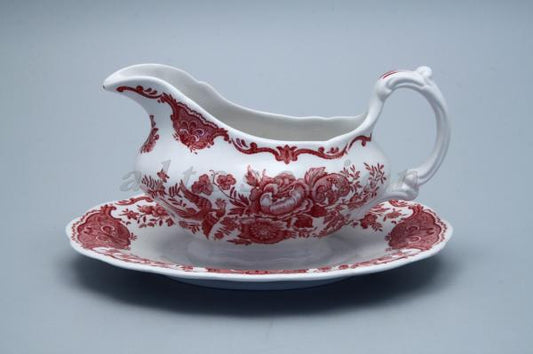 Sauciere mit Teller einteilig