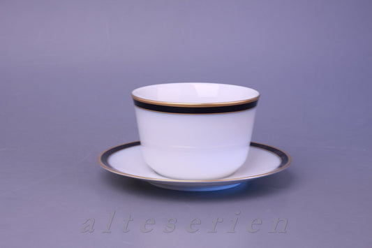 einteilige Sauciere mit Teller