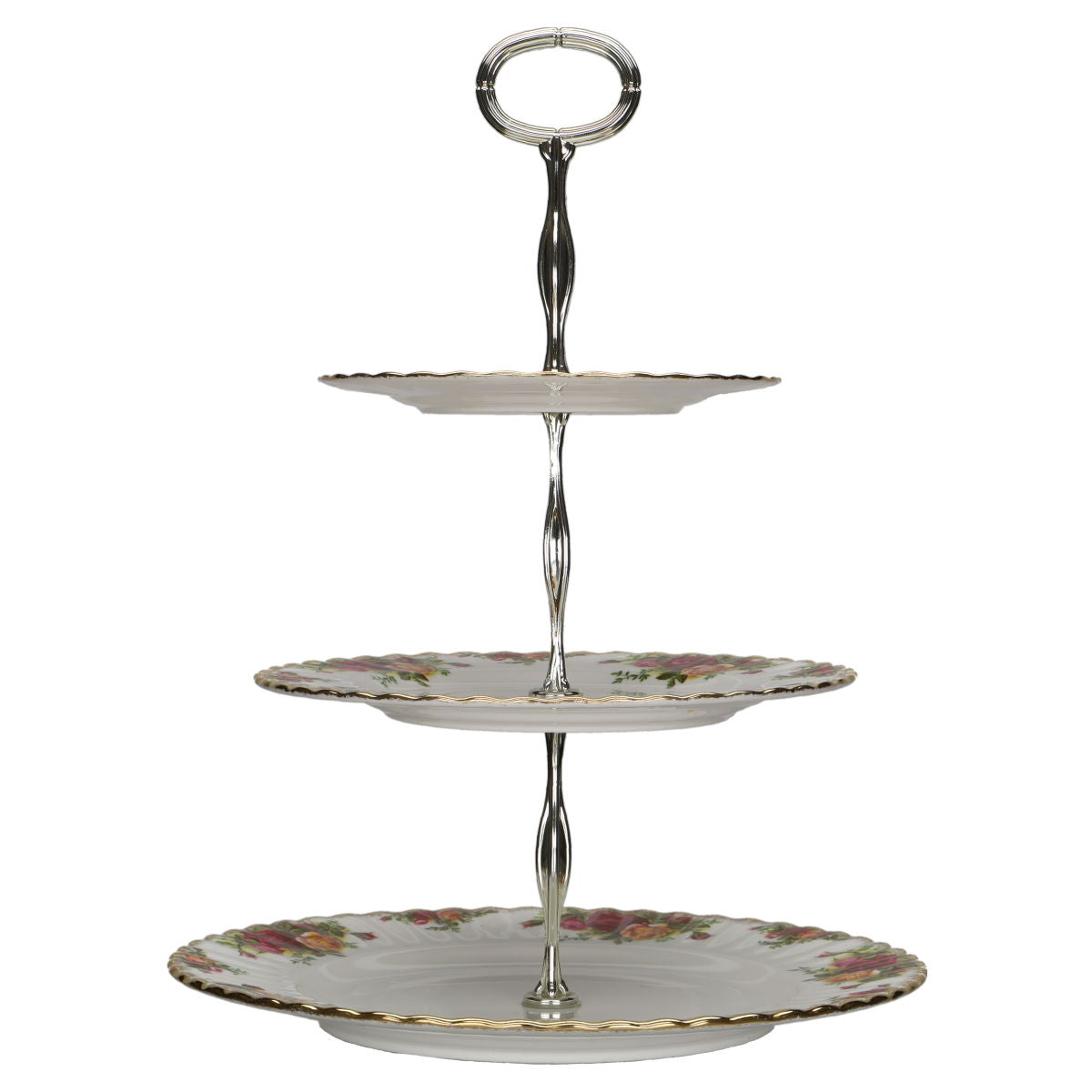 3-stufige Etagere Royal Albert Old Country Roses
