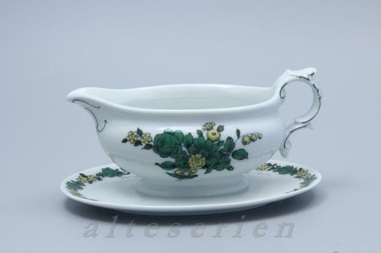 Sauciere mit Teller einteilig