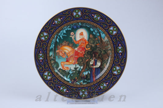 Wandteller Der Rote Ritter