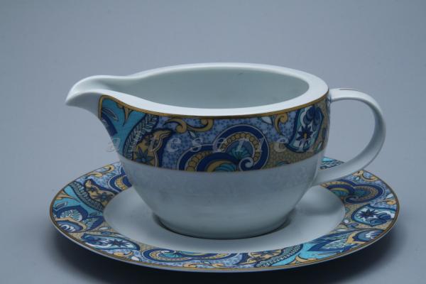 Sauciere mit Teller 2-teilig