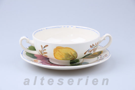 Suppentasse auf Fuß mit Untere