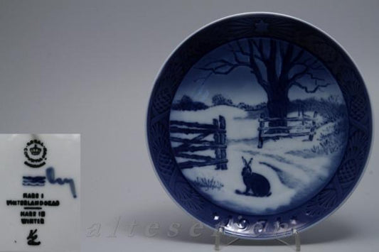 Wandteller Hare in Winter 1971